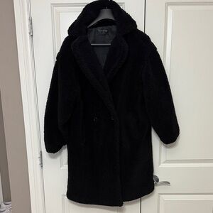 Luxurious Black Teddy Jacket by Abrand
